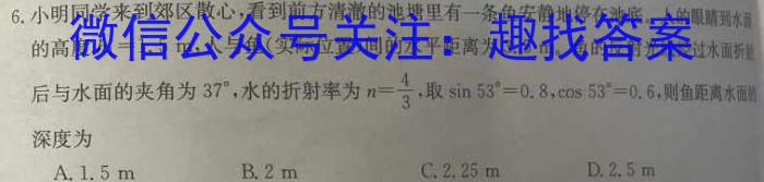 湖北省2023年宜荆荆随恩高二12月联考物理`