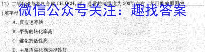 3衡水金卷先享题调研卷2024答案新高考(二)化学试题