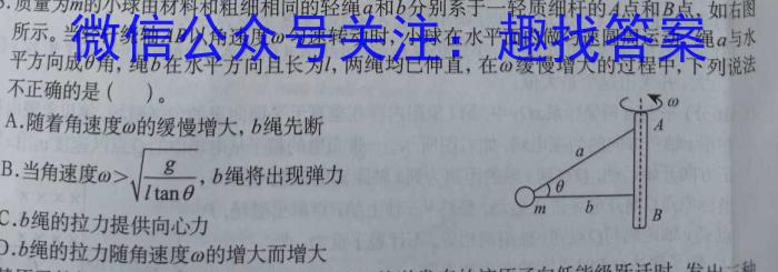 河南省2023~2024学年度八年级下学期期中综合评估 6L R-HEN物理试卷答案