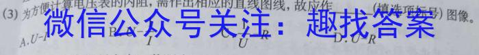 2024年湖南省普通高中学业水平合格性考试仿真试卷(专家版四)物理试题答案