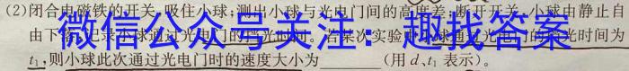 皖江名校联盟2023-2024学年第二学期高二5月阶段性大联考物理试卷答案