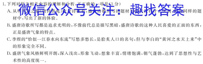 河北省2024年初中毕业生升学文化课第二次模拟考试语文