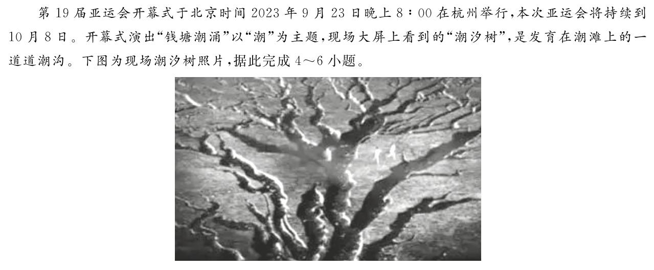 2024年广东省九年级学业水平模拟检测题(24-CZ199c)地理试卷l