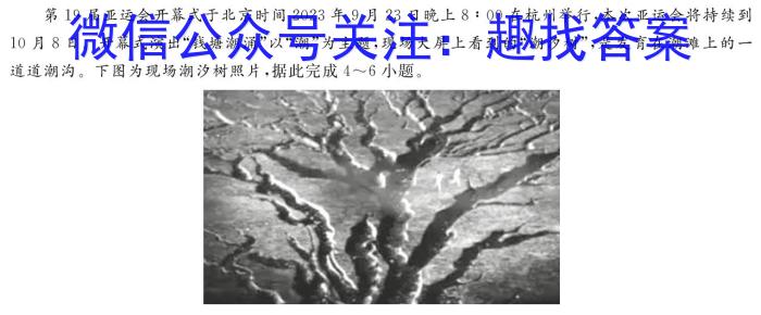 江西省吉安某中学2023-2024学年度第二学期七年级期末质量检测地理试卷答案