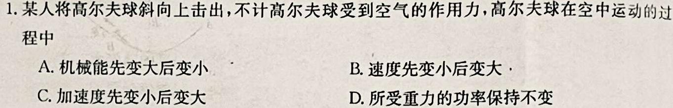 河北省邯郸市2024-2025学年高三上学期开学考试(物理)试卷答案