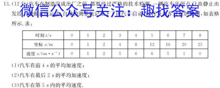 2023~2024学年度高二期末考试卷 新教材物理`