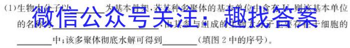 2024届衡水金卷先享题调研卷(黑龙江专版)二生物学试题答案