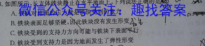 安徽省2023~2024学年高二第一学期期末联考物理试卷答案