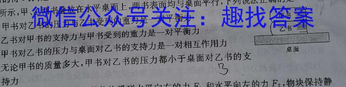 太原市成成中学校2025届高三年级上学期入学考试物理试卷答案