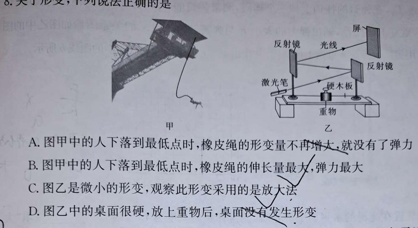 [今日更新]学科网2024届高三1月大联考(河北卷).物理试卷答案