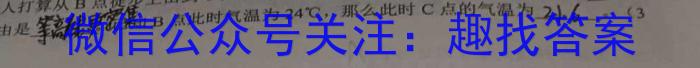 2024年安徽省初中毕业学业考试冲刺试卷(一)地理试卷答案