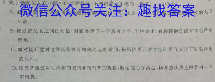 2023-2024学年安徽省含山县九年级教学质量检测试卷(24-CZ179c)语文