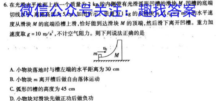 河南省南阳市2024年秋期高中一期中质量评估物理试题答案