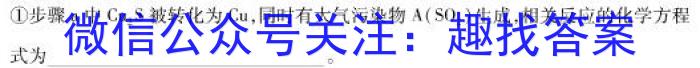 3安徽省2024届九年级第一次模拟考试化学试题