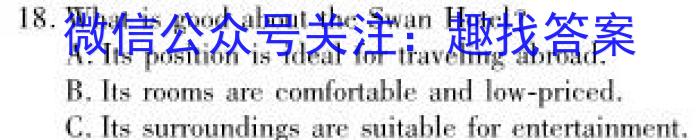 安徽省2024年中考密卷大联考(一)英语