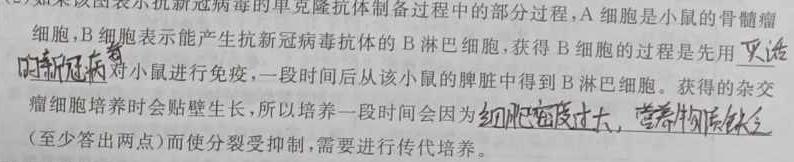 河南省2024年春期九年级结业考试生物