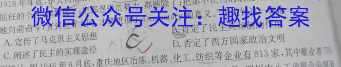 2024年普通高等学校招生全国统一考试样卷(六)6历史试卷答案