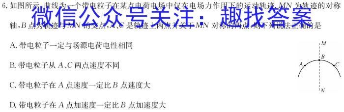 2024年河南省中招备考试卷(八)物理试卷答案