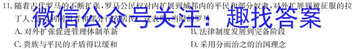 河南省2023-2024学年七年级第一学期期末教学质量检测历史试卷答案