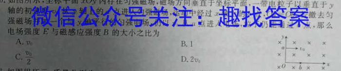 2024年普通高等学校招生伯乐马押题考试(三)3物理试题答案