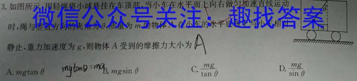 太和县2024年初中学业水平考试模拟测试卷(TH)(二)2物理`