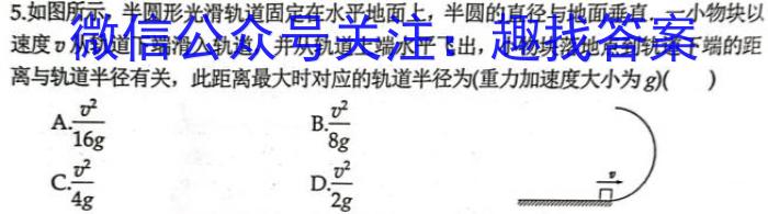 山西省吕梁市2023-2024学年高二第二学期期末调研测试物理试题答案