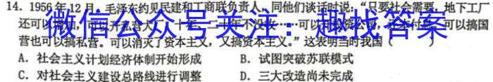 河北省2024年中考模拟示范卷 HEB(四)4&政治