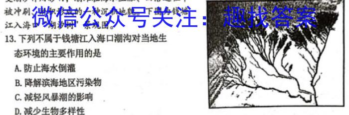 [今日更新]安徽省2024年江南十校高二年级联考(2024.5.21)地理h