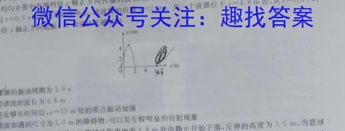 甘肃省五校2023-2024学年高二下学期期末学业水平质量质量测试卷物理`