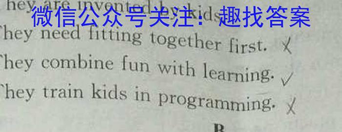 2023-2024学年安徽省七年级上学期教学质量调研（1月）英语