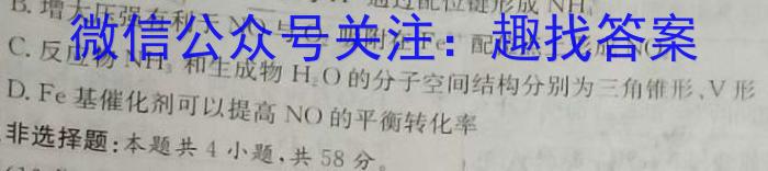 3河南省驻马店市2023-2024学年度第一学期九年级阶段监测(三)化学试题