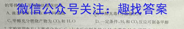 q安徽省2023-2024学年度上学期九年级第二次过程性评价化学