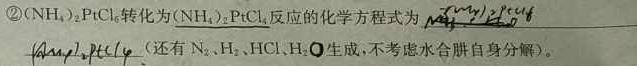 12023-2024学年山东省高一模拟选科走班调考(24-197A)化学试卷答案