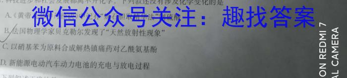 q金考卷·百校联盟(新高考卷)2024年普通高等学校招生全国统一考试 预测卷(二)2化学