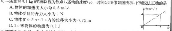 [今日更新]2024年全国高考·冲刺预测卷(六)6.物理试卷答案