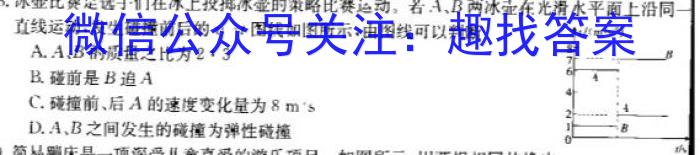 2024届陕西省九年级学业水平质量监测(♠️)物理试题答案