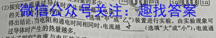 河北省邯郸市涉县2023-2024学年第二学期期末质量监测八年级物理试题答案