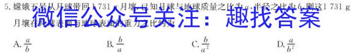 2024河南中考学业备考全真模拟试卷(信息卷)物理试卷答案