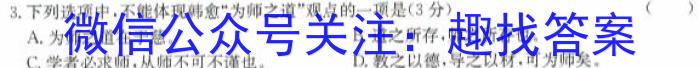 广西2023-2024学年下学期高三年级开学考语文