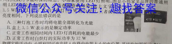 2024届衡水金卷先享题调研卷(福建专版)三物理试卷答案