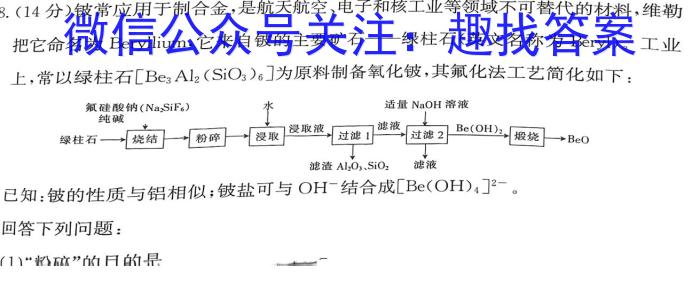 3金科·新未来2024届高三年级上学期12月联考化学试题