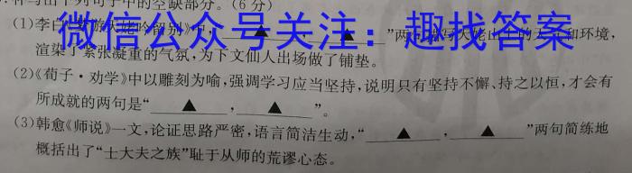 江苏省扬州市江都区2023-2024学年度第二学期期中检测试题高一语文