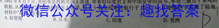 山西省2023-2024学年第一学期九年级阶段性检测三历史试卷答案