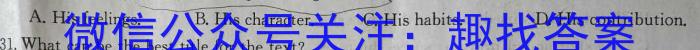 河南省U18盟校模拟卷内部专用版(一)1英语