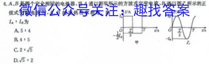 名校计划 2024年河北省中考适应性模拟检测(猜押二)物理试卷答案