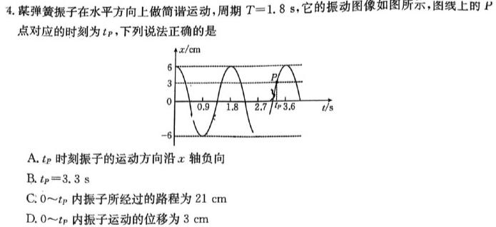 昆明市2024届"三诊一模"高三复习教学质量检测物理试题.