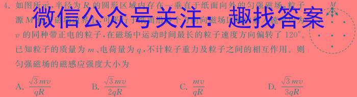 东莞市2023-2024学年度第二学期教学质量检查（高二年级）物理试题答案