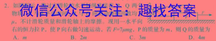 2024届衡水金卷先享题调研卷(B)(3)f物理