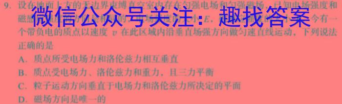 江西省赣州市崇义县2023-2024学年第一学期九年级期末质量检测物理试卷答案