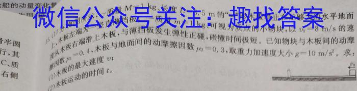 2024年河南省普通高中招生考试 中考抢分卷(B)物理试题答案